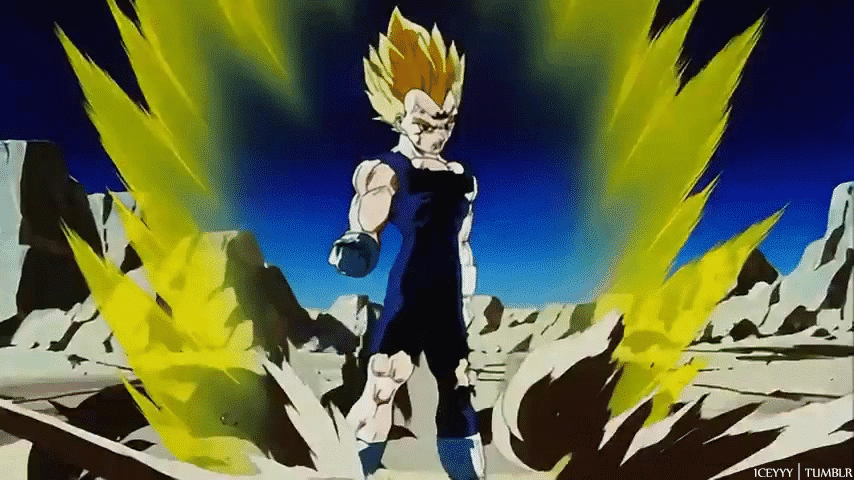 After Vegeta use Final Flash to Cell and nothing happen fanart